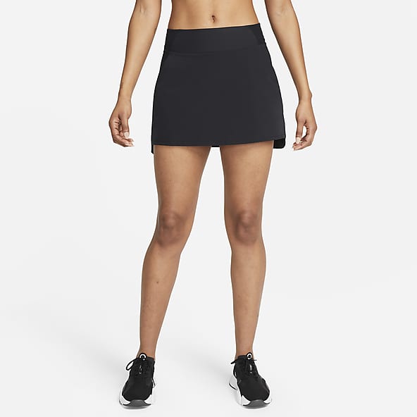 Black skort nike discount